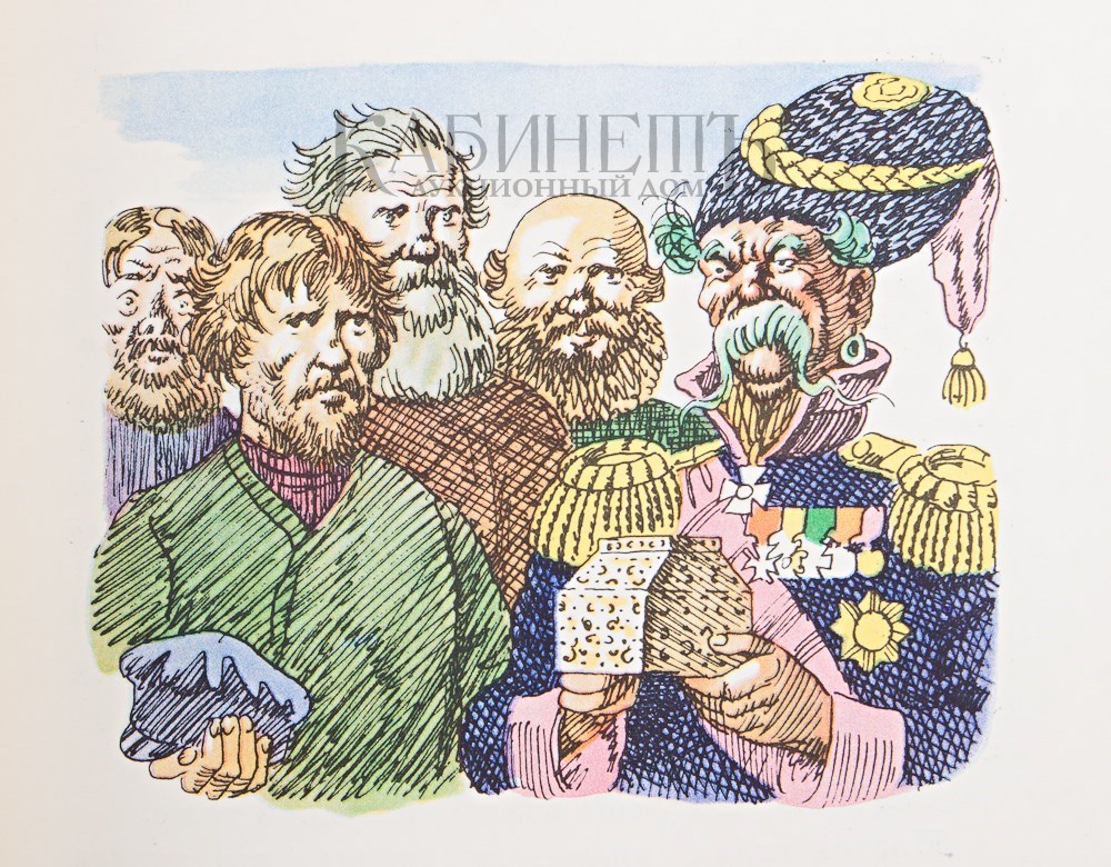 Левша рисунок портрет