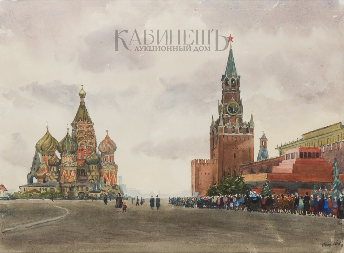 Красная площадь в москве автор картины