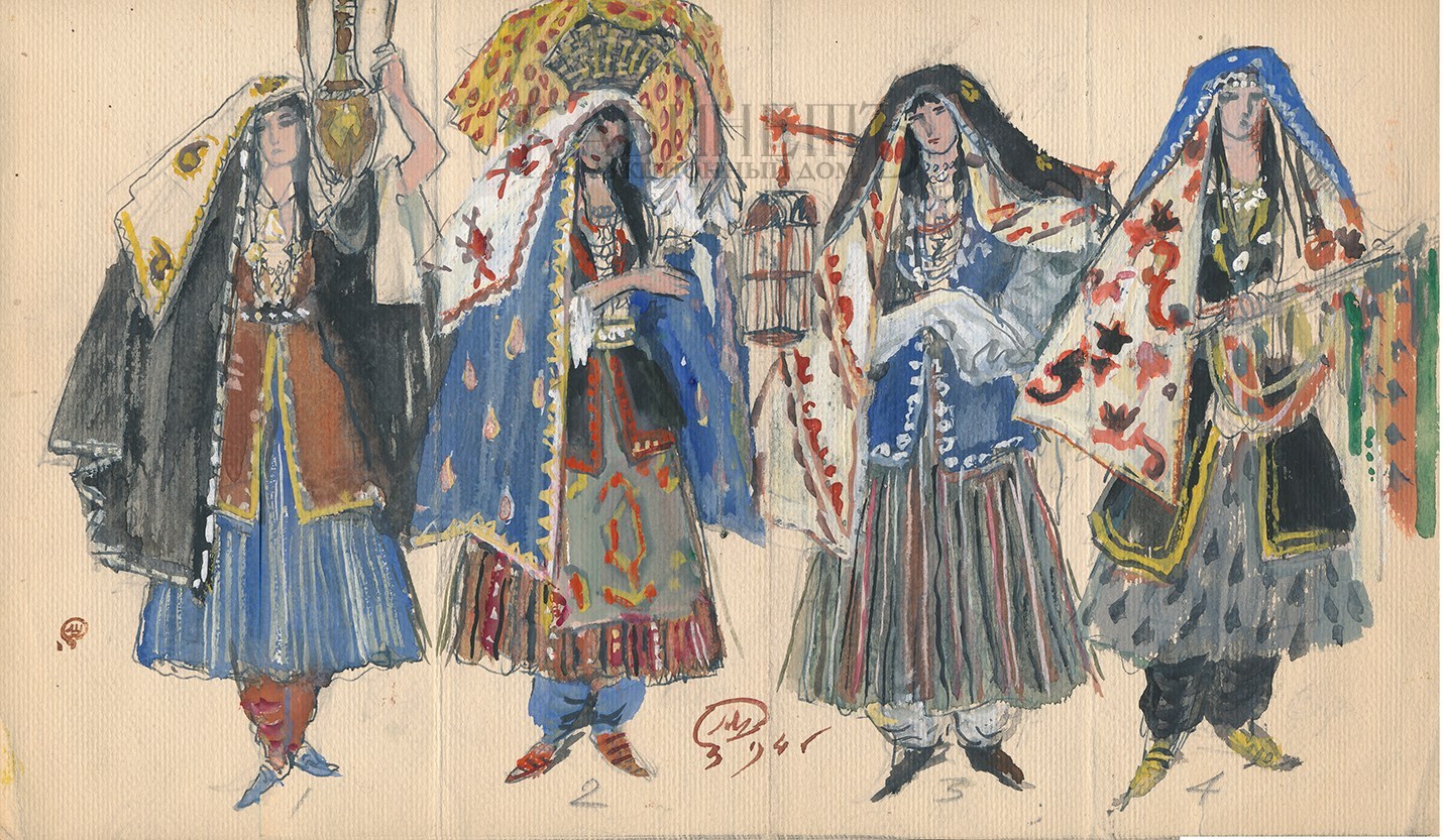 Добужинский картина кукла
